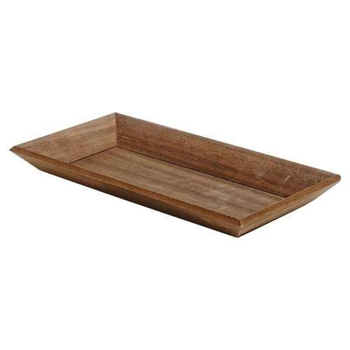 Braun Holz Serviertablett Rechteck Zuhause D?cor Display Teller Flur Tisch Geschirr - Bild 2 von 10