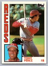 1984 TOPPS TRADED #91T TONY PEREZ REDS