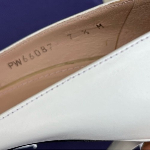 Stuart Weitzman off-white dressy heels, pointy toe, elegant, luxury, M7.5 - Picture 7 of 11