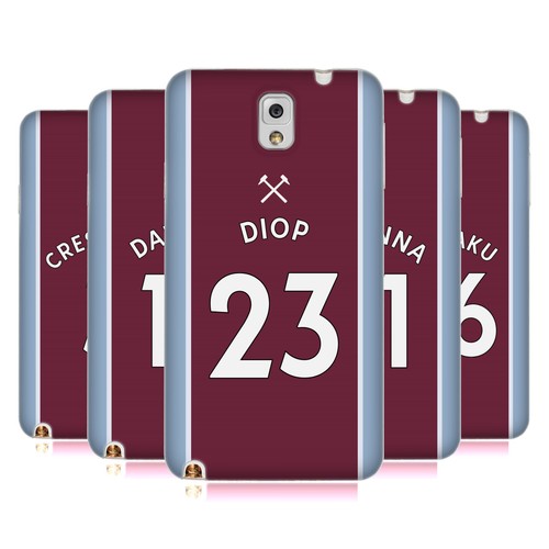 WEST HAM UNITED FC 2021/22 PLAYERS HOME KIT SOFT GEL CASE FOR SAMSUNG PHONES 2 - Afbeelding 1 van 8