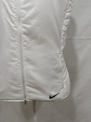 NIKEGOLF  Wind Vest Womens Sz.Large Tall Full Zip White Logo - Picture 6 of 13