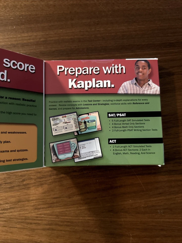 Kaplan SAT ACT PSAT 2003 Test Prep Learning CD-ROM Windows & Mac - Image 3 of 4
