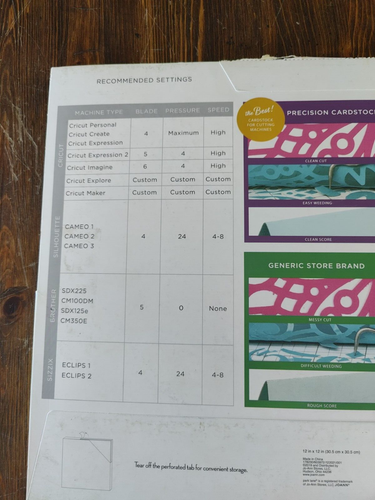 2 Park Lane 12x12 Paper Pad Cardstock sheets Precision textured and Value Smooth - Picture 3 of 4