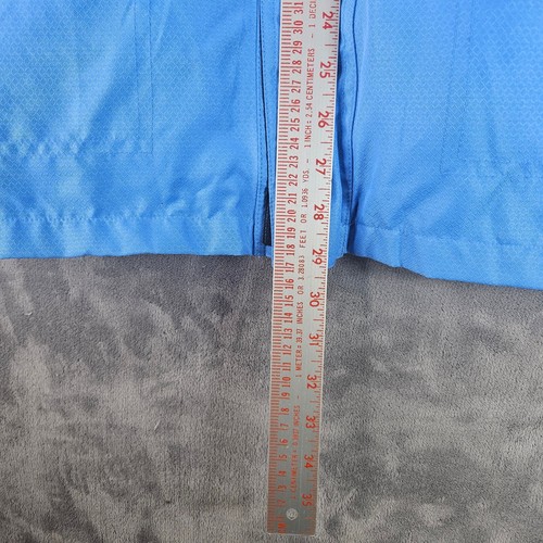 Starter 3 in 1 Vintage Wintermantel Kapuzenjacke Blau & Grau Herren Medium - Bild 17 von 19