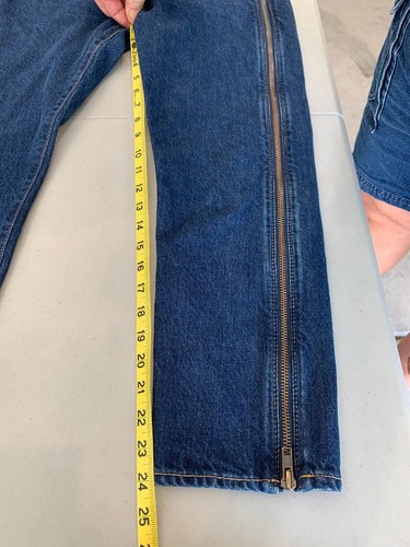 NEW! LEVI'S 505C Cropped Zipper Skinny Jeans, Size 28 - Bondage Blue - Picture 10 of 12