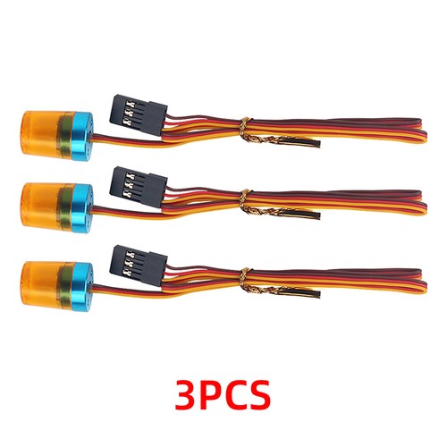 3pcs LED Blitzlichter Alarm Lampe für 1:14 RC Tamiya Traktor Polizei Bagger Auto - Picture 25 of 27