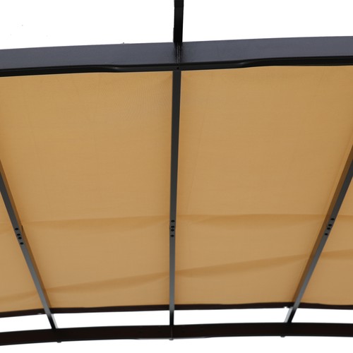Universal Canopy Cover Replacement for 12x9 Ft Curved Outdoor Pergola Gazebo - Picture 10 of 12
