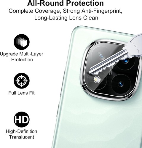 2X Vitre de Protection 3D (Écran + Caméra) pour Xiaomi Redmi Note 14 Pro+ Film Blindé 5G - Photo 3 sur 9