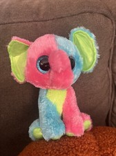 Ty Beanie Boos Elfie The Elephant 6" Plus Stuffed Toy Justice NEW TAG