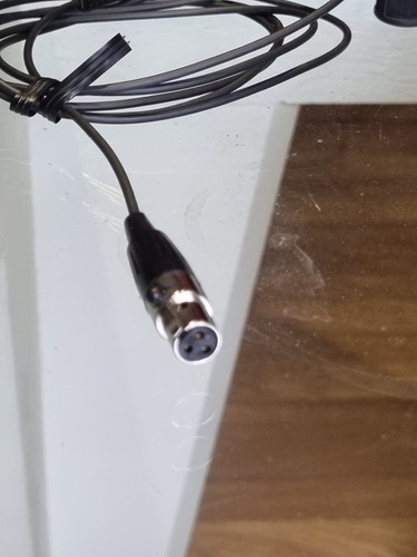 Microfono Levalier Sennheiser MKE40-4 connettore TQG a 3 pin mini Canon COMPLETO - Foto 9 di 9