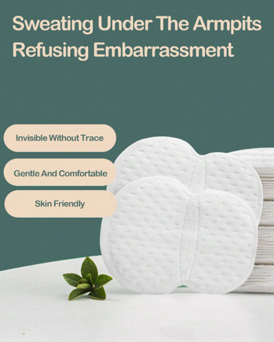 50pcs Disposable Underarm Sweat Pads - Invisible, Breathable, Unisex-NEW - Picture 6 of 8