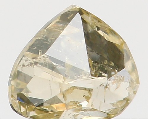Natural Loose Diamond Heart I1 Clarity Yellow Color 3.50 MM 0.14 Ct KR871 - Picture 5 of 9
