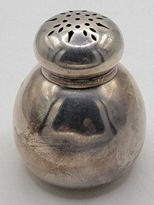 Vintage Silver Soldered Gorham Co. 0640 Salt or Pepper Shaker Rare Pattern