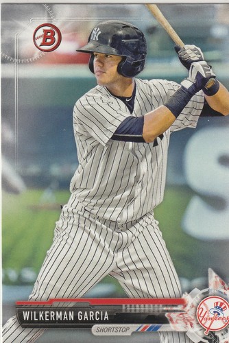 WILKERMAN GARCIA #BP147 2017 Topps Bowman MLB New York Yankees Shortstop