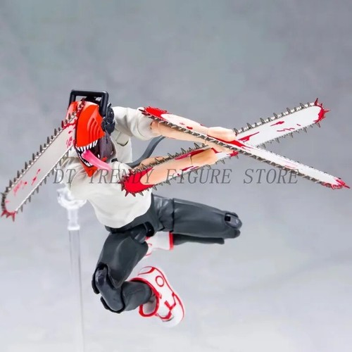 15 cm Anime SHF Motosierra Hombre Denji Figura de Acción PVC Motosierra Casco Movible - Imagen 11 de 26