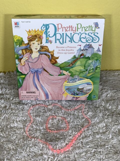 Vintage 1999 Pretty Pretty Princess Game Replacement Part Pink Necklace Bracelet Vintage 1999 Pretty Pretty Princess Game Replacement Part Pink Necklace Bracelet