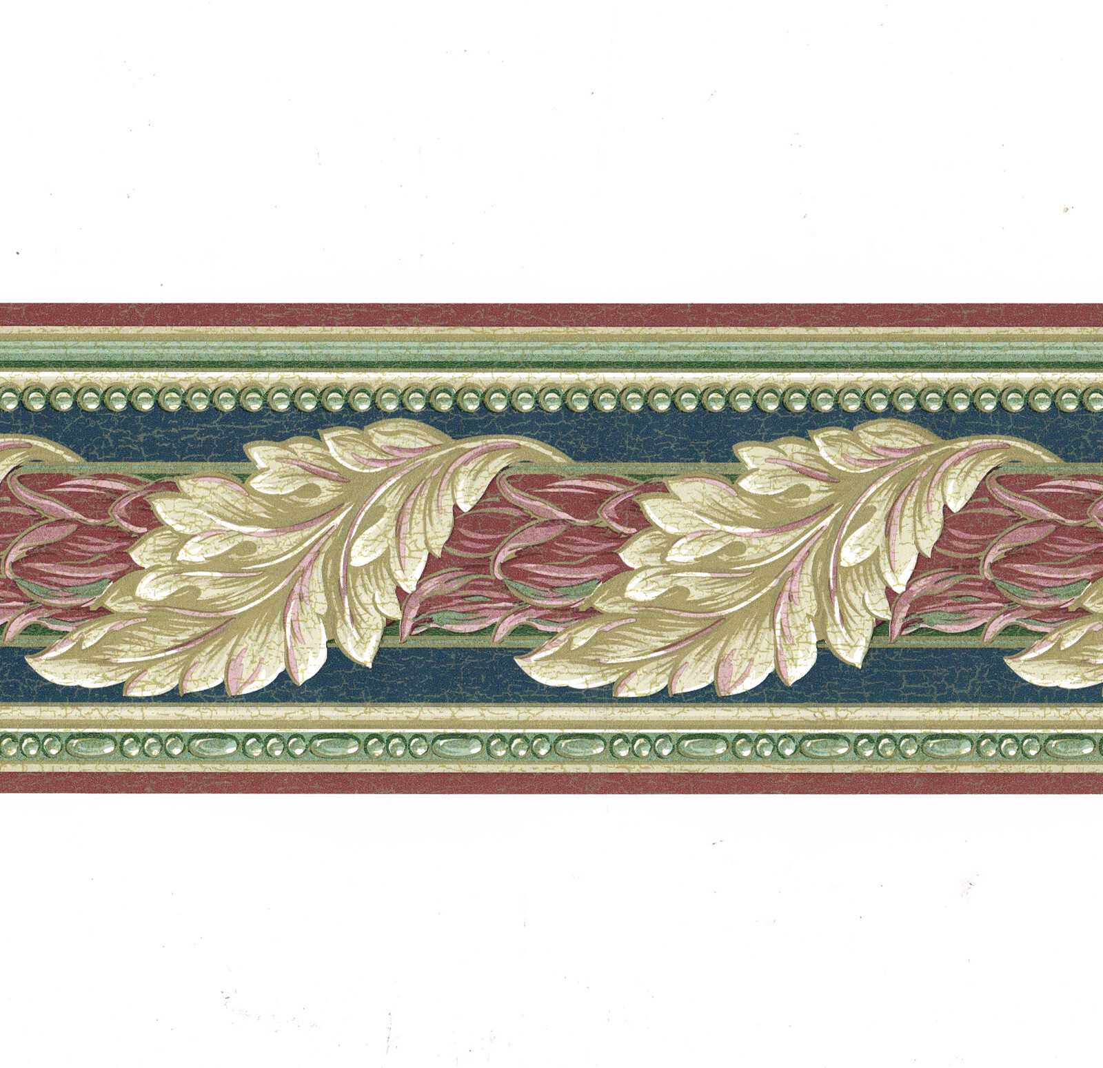 Architectural Acanthus Leaf Scroll Burgundy Blue Gold Crackled Wallpaper Border 91212002081 | eBay Architectural Acanthus Leaf Scroll Burgundy Blue Gold Crackled Wallpaper Border 91212002081 | eBay