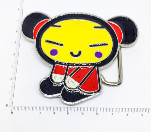 Pucca Gürtelschnalle niedlich und bunt Metall Leder Zange Cowboyband Western Cl - Bild 3 von 17