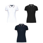 Kariban Damen Kurzarm Poloshirt (K251) - Baumwolle Damen Uni Tshirt Polo