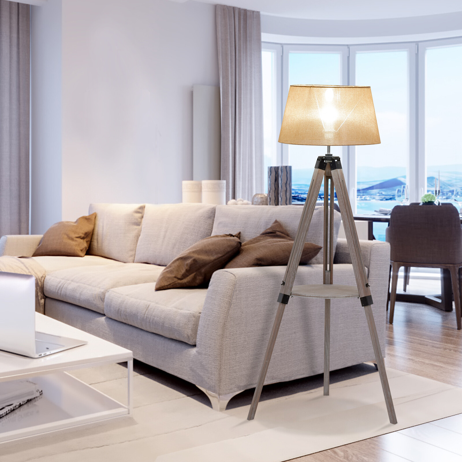 oskar tripod floor lamp