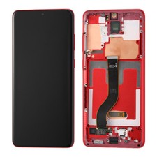 OLED Display Touch Screen  Frame For Samsung Galaxy S20 Plus G985 G986 Aura Red