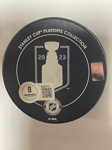 Alex Pietrangelo Signed Golden Knights Stanley Cup Puck Beckett BAS COA IP a - Picture 2 of 3