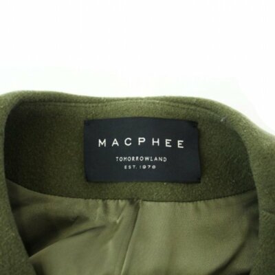 期間限定値下げ‼️【USED】TOMORROW LAND MACPHEE McAfee MACPHEE Tomorrowland 17AW Collarless Coat Mid-length