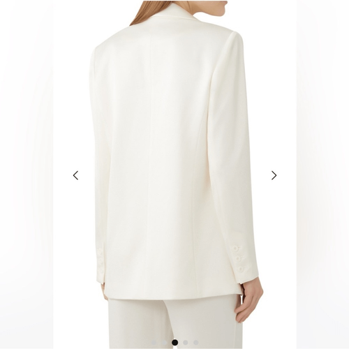 Alice + Olivia Denny Satin Crepe Blazer - Picture 2 of 6