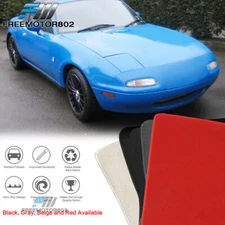 For 90-97 Mazda Miata MX-5 Floor Mats Liner Left Right Nylon Red Carpet 2PC
