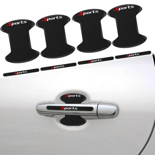 8 Piezas Adhesivo Universal para Manija de Puerta de Coche Antiarañazos Protector Cubierta Accesorios - Imagen 12 de 12