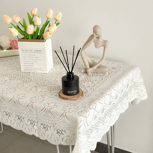 Square Dinning Tables Cover Solid Color Tea Table Cloth Tablecloth Home Decor - Picture 8 of 11
