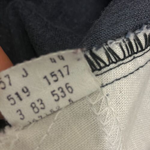 Vintage Levi's 519 1517 Corduroy Jeans Straight Fit Navy 36W 29L Made in USA 80s - Picture 4 of 14