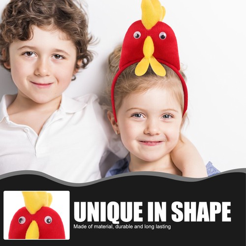 1PC Hair Band Children Headband Hair Rooster Hen Little Baby Aldult Halloween - Picture 12 of 12