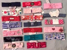 NWT Naartjie Girl's Choice Knit Headbands Pink Blue Striped Dot Floral OS