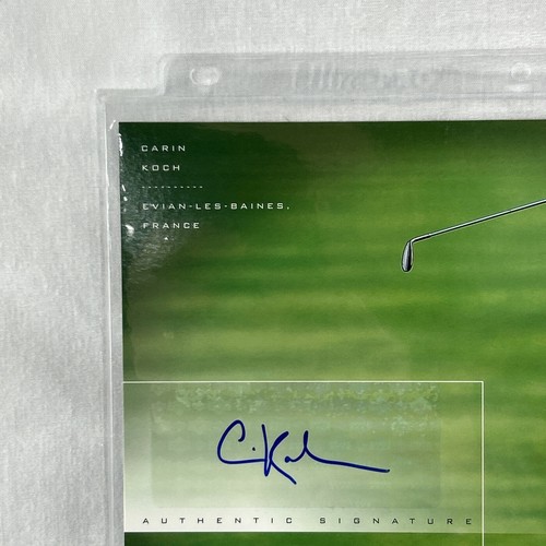 2004 Upper Deck SP Signature Golf Carin Koch Signature Shots Auto 8x10 (CK8) - Picture 2 of 20