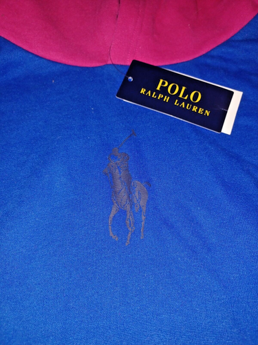 💥 Girl's XL 16 Ralph Lauren Polo Color Block Hoodie New NWT Youth Sweatshirt - Picture 5 of 6