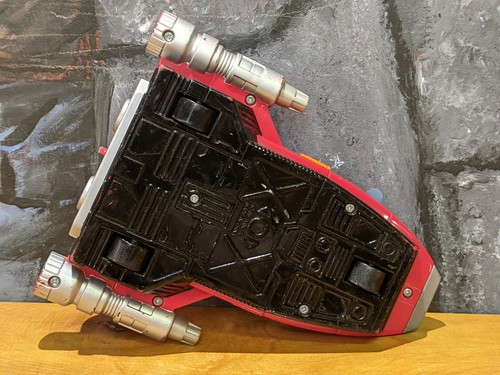 Power Rangers Nave Espacial Roja Avión Vintage 1998 Bandai Repuesto - Imagen 6 de 7