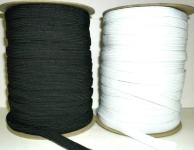 AVAILABLE IN DIFF LENGTHS HIGH QUALITY WHITE WOVEN ELASTIC 1//2 INCH 12MM WIDE