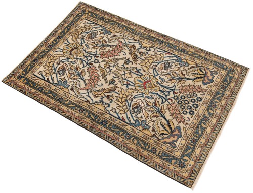 Tappeto persiano annodato a mano Qom 118 x 77 cm - fine, Ghom, orientale, tap... - Picture 3 of 11