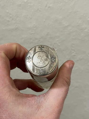 Silber Antik Parfum Flakon Reiseflakon Klappbar Hochwertig Kein Schrott - Bild 7 von 13