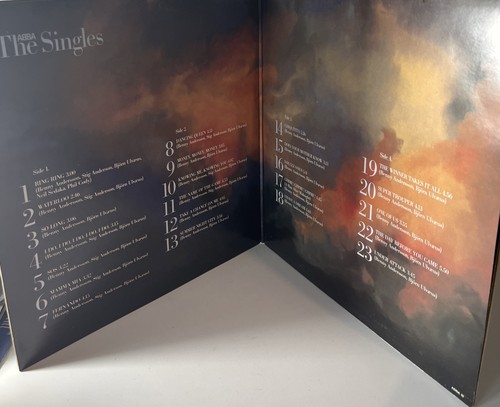 abba the singles the first ten years Double Vinyl Lp Gatefold Sleeve Vgc - Picture 5 of 9