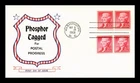 US COVER PHOSPHOR TAGGED THOMAS JEFFERSON 2C FIRST DAY ISSUE