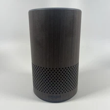 Amazon Echo (2nd Generation) Smart Assistant - Walnut Finish TESTED