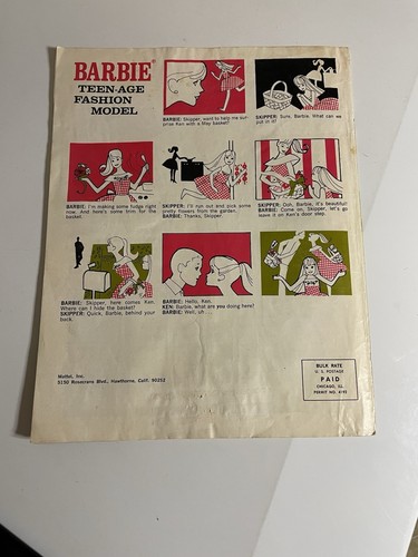 The Mattel Barbie Magazine May June 1965 Issue Vintage - Imagen 2 de 4