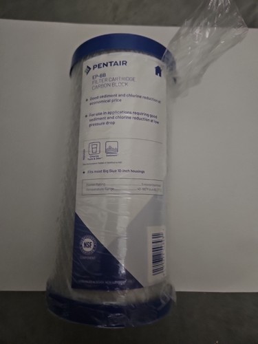 Pentek EP-BB 5 Mikron 10 x 4,5 Ganzes Haus Kohleblock Wasserfilter Neu Siehe Des