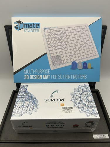 Neu im Karton Scrib3D P1 3D-Druck Stift-Kit mit Mate Starter 3D Design Matte (neu versiegelt)
