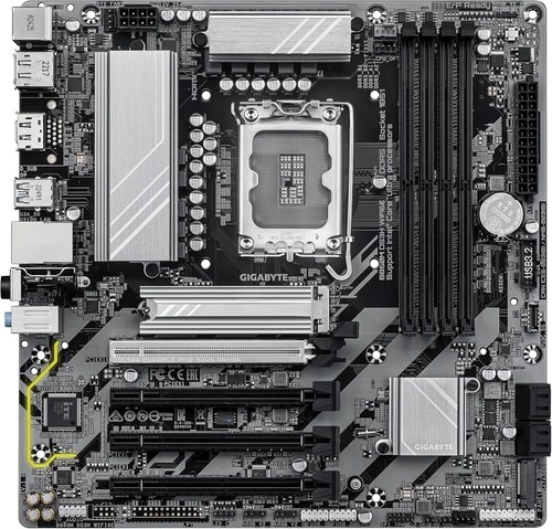 GIGABYTE B860M DS3H WIFI6E Motherboard - Intel Core Ultra Series CPUs, 5+1+2+1 P - Afbeelding 4 van 4
