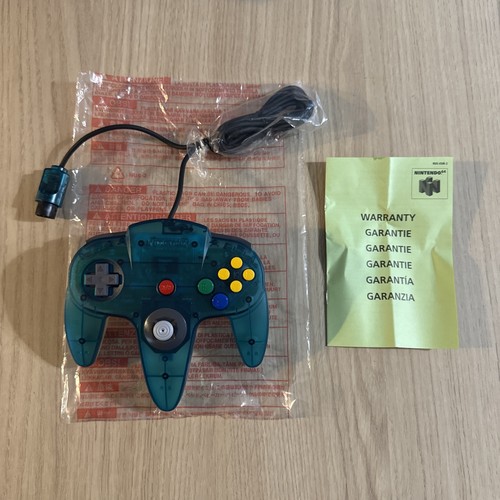 Offizieller Clear / Atomic Blue & White Nintendo 64 Controller / Pad Funtastic (A2) - Bild 11 von 14