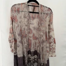 Knit Sweater Flowy Whimsical Fairy Y2K Boho Festival Size S