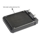 SRL120F10 18 Pipe Aluminum Heat Exchanger Radiators for PC CPU Water Cool